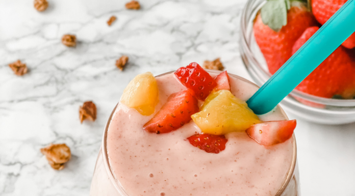 Smoothie aux Fraises et Mangue – Recette Minceur Organize Yourself Skinny