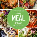 Menu de repas pour 7 jours bons pour la santé Skinnytaste